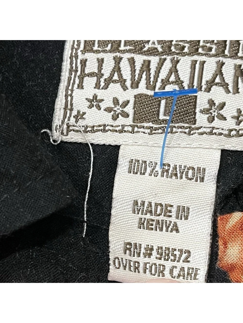 Steve & Barry’s Hawaiian L Shirt Black Pineapple Floral Tropical Aloha Resort